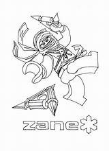 Ninjago Zane Kleurplaten sketch template