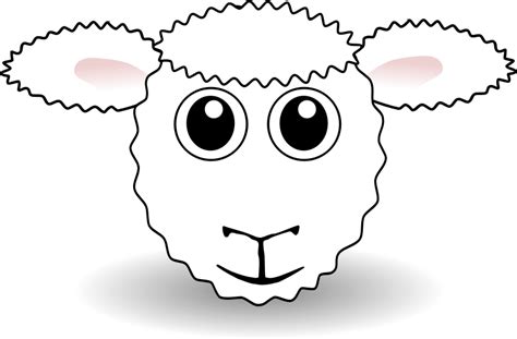sheep clip art  clipart  cute sheep fluffy hand drawn