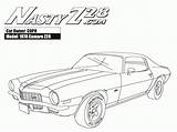 Camaro Coloring Pages Car Ss Muscle Chevy Chevrolet 1969 Cars Z28 Classic Drawing Truck Book Drawings American Printable Lowrider Letscolorit sketch template