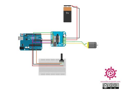 interfacing bts  motor driver module  arduino step  step