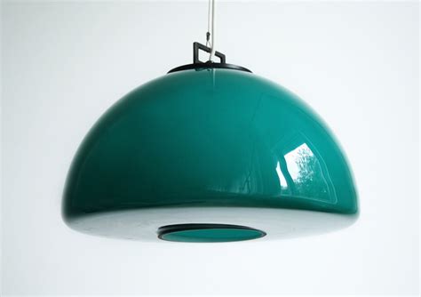 vintage teal pendant light