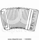 Accordion Musical Illustration Royalty Clipart Perera Lal Vector Clip 2021 sketch template