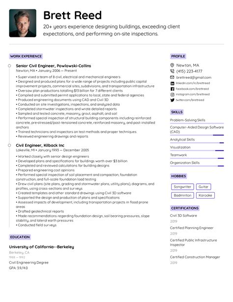 professional cv  engineers cv format template job resume format