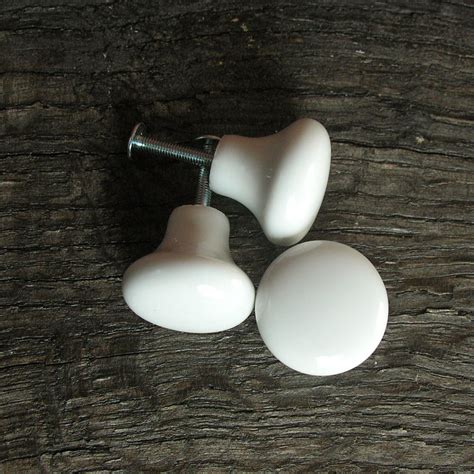 small white ceramic knob tinsmiths