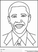 Coloring History Month Pages Obama African Kids American Color Drawing Preschool Drawings Sheets Discord Printable Printables Michelle Worksheets Famous Americans sketch template