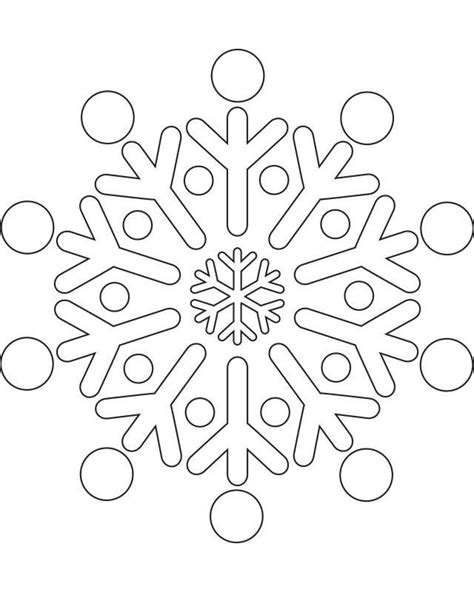snowflake templates snowflake  snowflake template printable