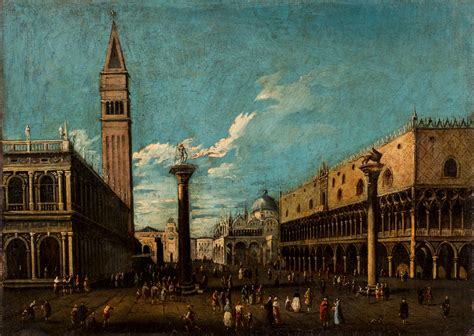 Canaletto View Of Piazza San Marco Venice Mutualart