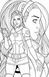 Rogue Coloring Pages Marvel Superhero Jamiefayx Deviantart Commission Choose Board Adult Comic Printable sketch template