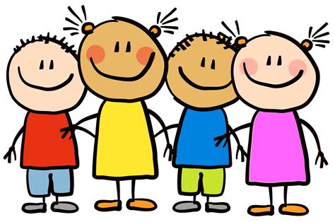 cartoon  kids happy clipart  elkhorn public schools foundation