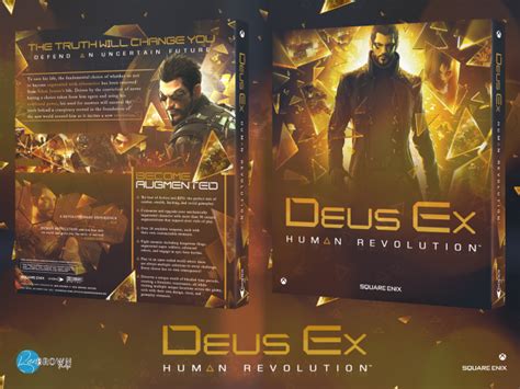 Deus Ex Human Revolution Xbox 360 Box Art Cover By
