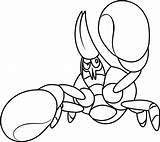 Metagross Crabrawler Lugia sketch template