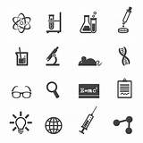 Laboratory Icons Science Vector sketch template