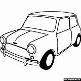 Mini Cooper Coloring Pages Car Austin Drawing 1963 Silhouette Drawings Cars Classic Gif Colouring Thecolor Vector Mouse Draw Online Sketch sketch template