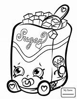 Cupcake Coloring Shopkins Queen Pages Dolls Getcolorings sketch template