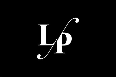 lp monogram logo design  vectorseller thehungryjpegcom logo