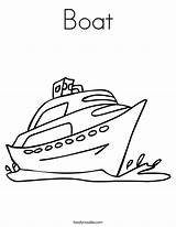 Coloring Boat Kapal Worksheet Barco Pages Boa Ship Template Print Noodle Twisty Train Outline Kids Color Printable Twistynoodle Built California sketch template