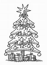 Coloring Christmas Tree Pages Printable Merry Round Go Drawing Plain Blank Template Star Color Getcolorings Getdrawings Lights Paintingvalley Collection Colorings sketch template