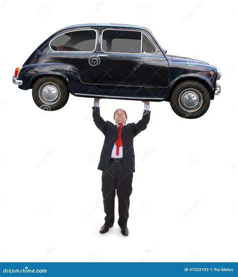 man holding  car stock photo image  confidence business
