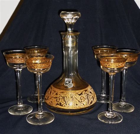 A Very Nice Moser Decanter And Stems Collectors Weekly