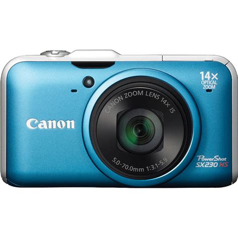 canon powershot sx hs digital camera blue  bh