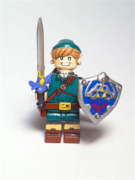 nintendos legend  zelda link custom lego mini figure