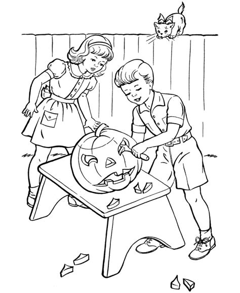 halloween coloring pages  older kids home family style