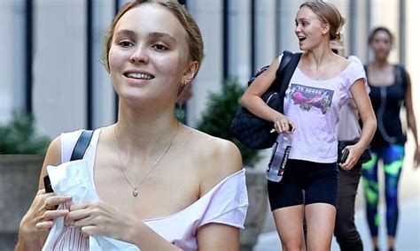 Lily Rose Depp Goes Casual And Makeup Free After A Workout