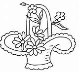 Basket Flowers Drawing Flower Embroidery Patterns Quilt Baskets Flickr Redwork Ribbon Vintage Designs Applique Floral Paintingvalley Choose Board Simple Drawings sketch template