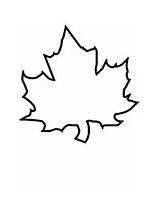 Coloring Canada Maple Leaf Pages Canadian sketch template