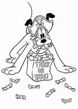 Disney Coloring Pages Dog Pluto Colouring Mickey Mouse Getcolorings Printable Print Color sketch template