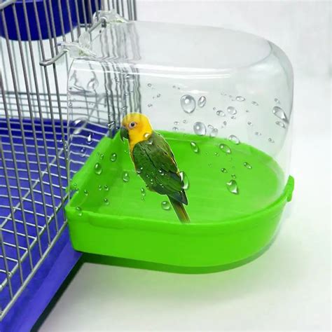 pcs parrot bird bathtub peony parrot bathing supplies bird bathtub cage pet supplies bird bath