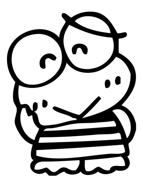 keroppi coloring pages coloring home