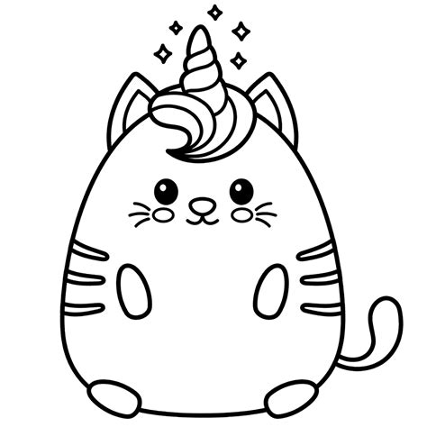 discover shimmering kawaii cat coloring pages studying probe  comic