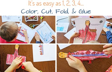 color cut glue fold create   chaos