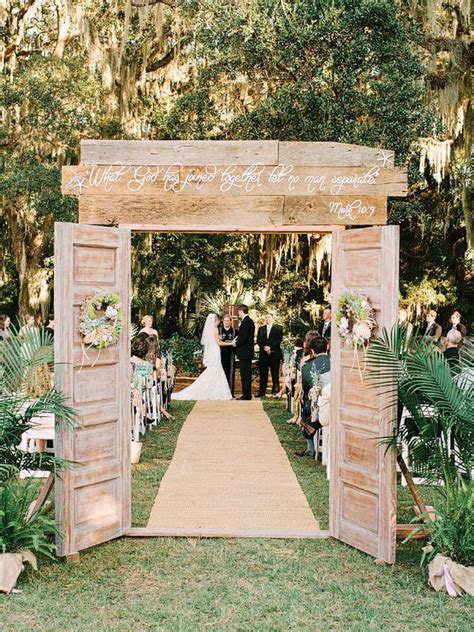 ideas  brides grand entrance  outdoor wedding ceremony