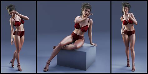 sophisticated poses for genesis 3 female s 3d models