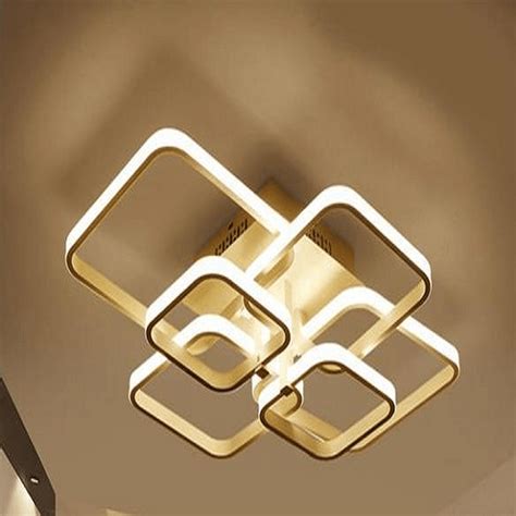 layered square modern led chandelier  creative led chandelier led chandelier