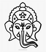 Coloring Ganesha Clipartkey Transparent Clipart Pages sketch template