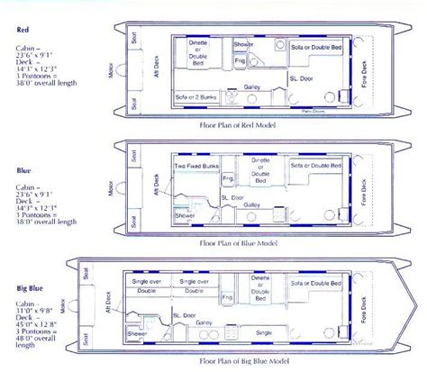 houseboat floor plans plans  rc boat building plans