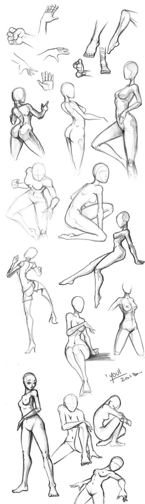 Youl Sketches Juin2013 Poses By Youldesign On Deviantart