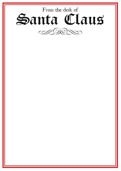 letter santa template  samples letter template collection