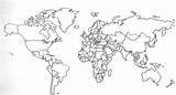 Map Outline Countries Blank Printable Coloring Template Maps Pages Name Earth Choose Board Globe Sketch sketch template