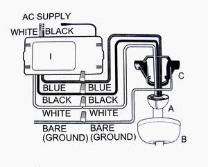 hampton bay ceiling fan  remote wiring diagram  ceiling fan  light kit