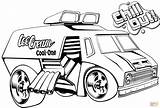 Coloring Hot Wheels Pages Truck Ice Cream Printable Skip Main sketch template