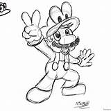 Mario Odyssey sketch template