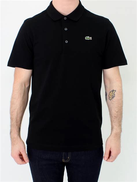 lacoste sport classic polo in black northern threads