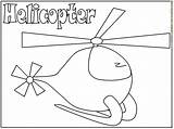 Coloring Helicopter Pages Kids Popular sketch template
