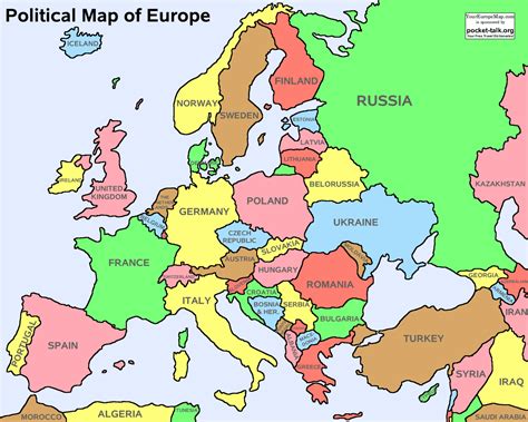 carte de  europe regional departement
