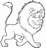 Singa Mewarnai Hewan Hutan Belajar Raja Sketsa Binatang Aslan Resmi Diwarnai Boyama Yukbelajarmewarnai Kalian sketch template
