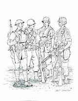 Pages Coloring Ww2 Soldiers War Printable Getcolorings Beautiful Color sketch template